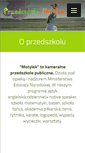 Mobile Screenshot of motylekprzedszkole.pl